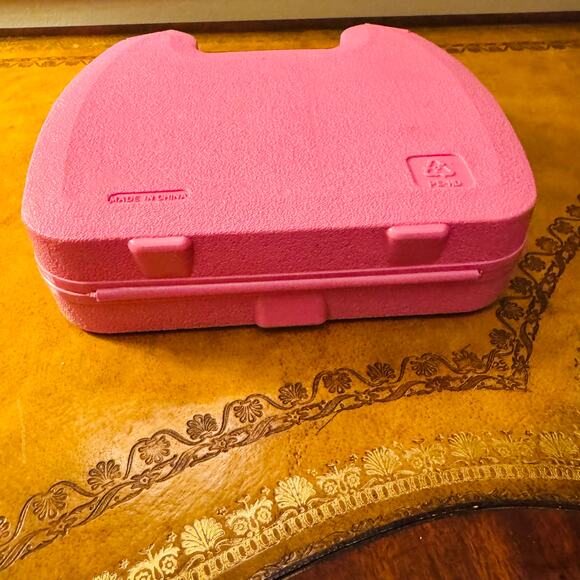 Pink Tool Box Set Travel Handy Convenient Hard Case Storage Box w Handle - Picture 7 of 7